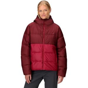 MARMOT womens Women’s Guides Down Hoody(Acai Berry/Red Mulberry)