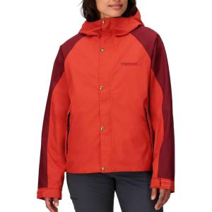 Marmot Women’s Cascade Durable & Waterproof Rain Jacket(Sumac/Acai Berry)