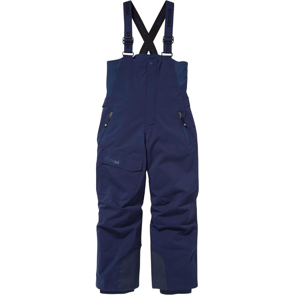 imageMARMOT Kids Rosco Bib  Snow Pants for Kids Winter Pants for Skiing Snowboarding School and Winter PlayArctic Navy