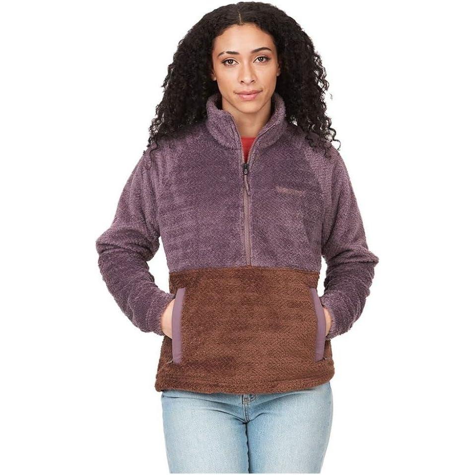imageMARMOT Womens Homestead Fleece 12 ZipHazy PurplePinecone