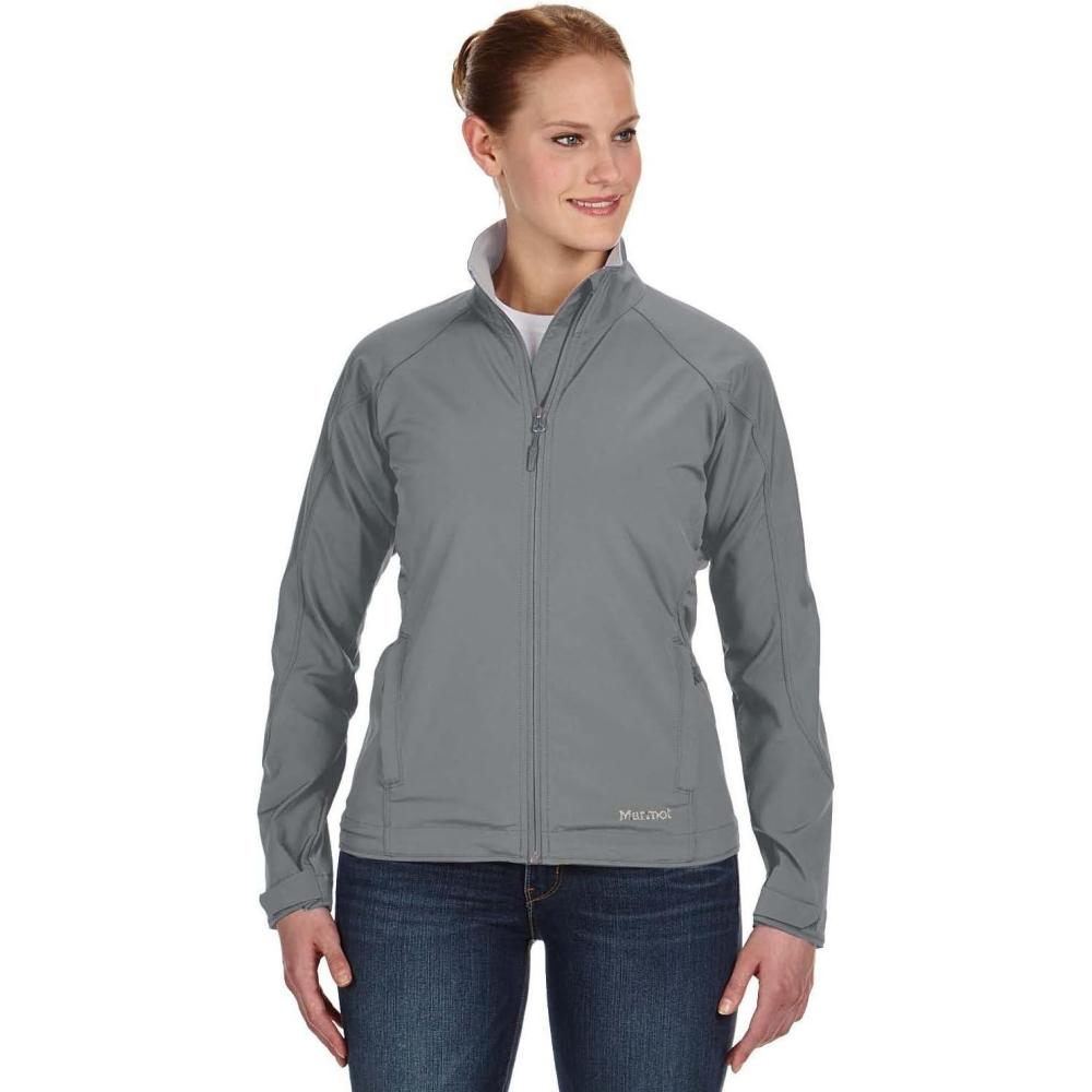imageMARMOT Womens Levity Jacket  Breathable Wind and WaterRepellant SoftshellDark Pewter