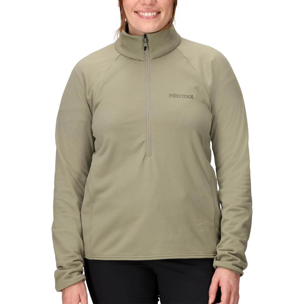 imageMARMOT womens Leconte Fleece 12 ZipVetiver