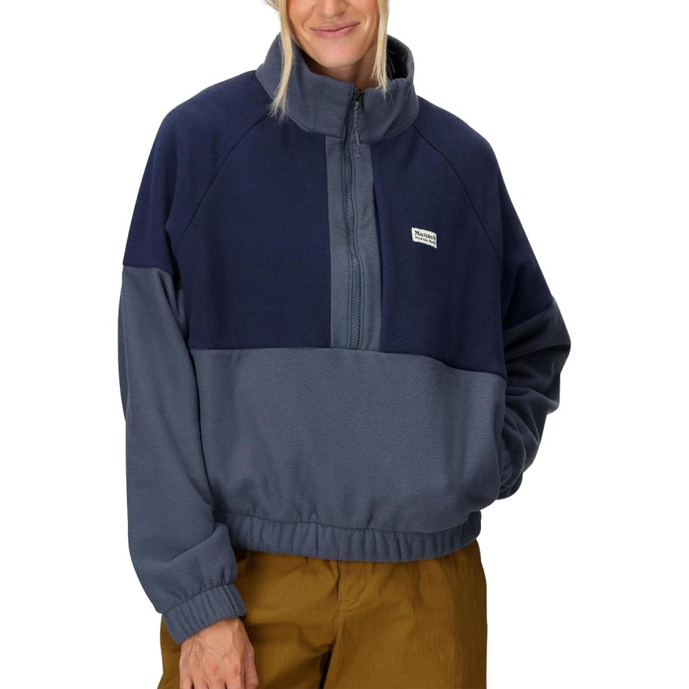 imageMARMOT womens Womens Retro Rocklin 12 Fleece JacketThunderheadArctic Navy