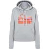imageMARMOT Womens Coastal Hoody  Hooded Sweatshirt with Screen Printed Graphic Jersey Lined Hood and Kangaroo PocketSleet Heather