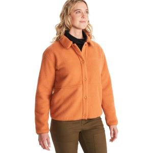 MARMOT Womens Aros Fleece Jacket Button Closure(Copper)