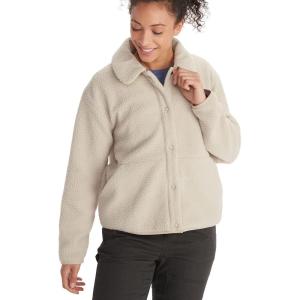 MARMOT Womens Aros Fleece Jacket Button Closure(Sandbar)