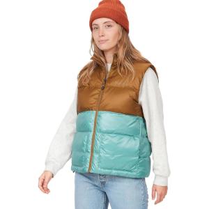 MARMOT womens Women’s Guides Down Vest(Hazel/Blue Agave)