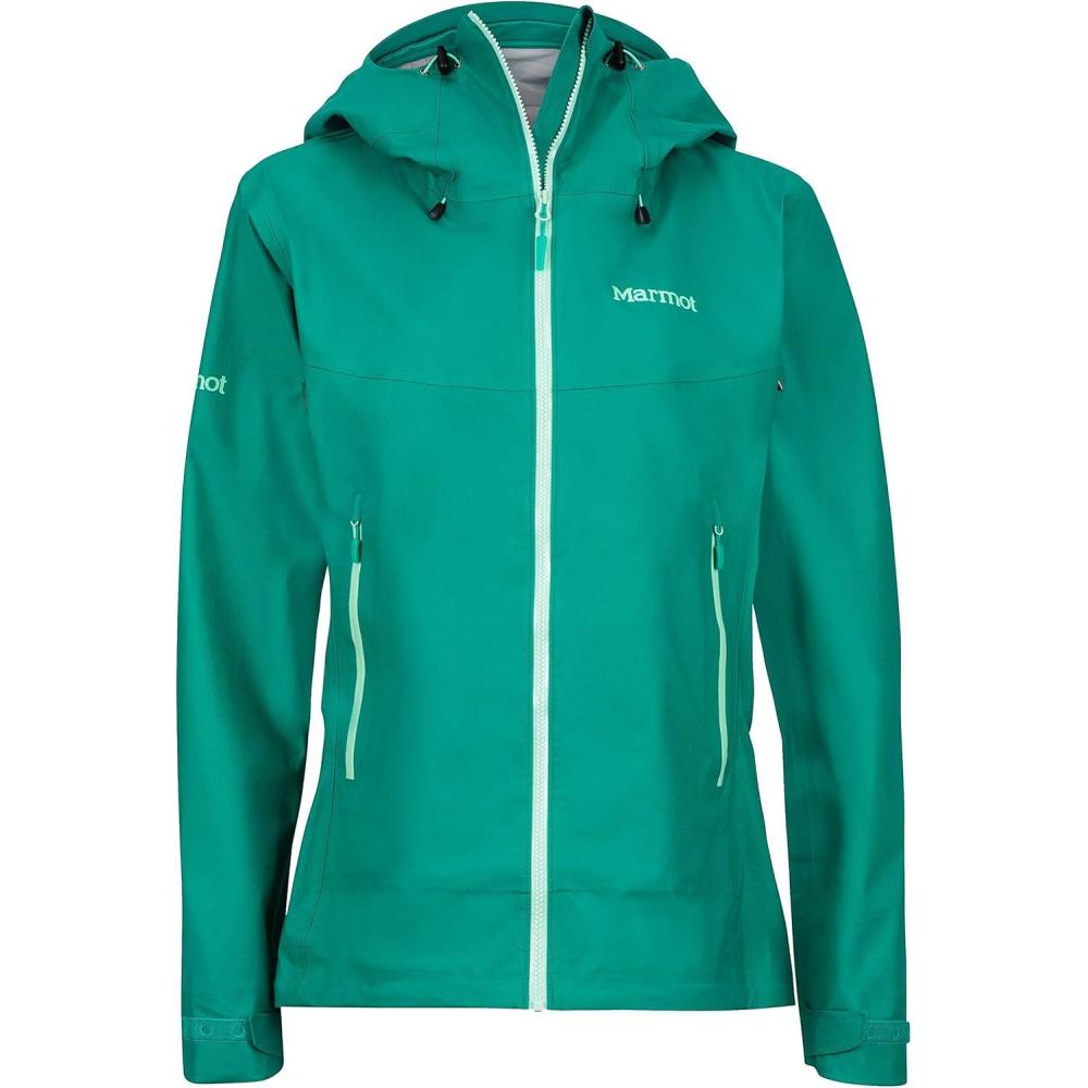 imageMARMOT Womens Starfire Rain Jacket  Lightweight Waterproof RaincoatGreen Garnet