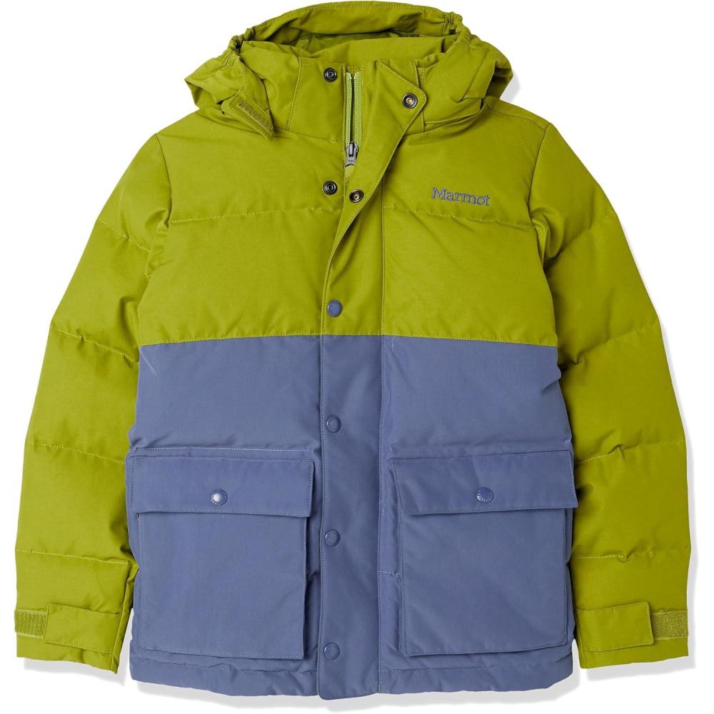 imageMARMOT unisexchild Kids Fordham HoodyStormCilantro