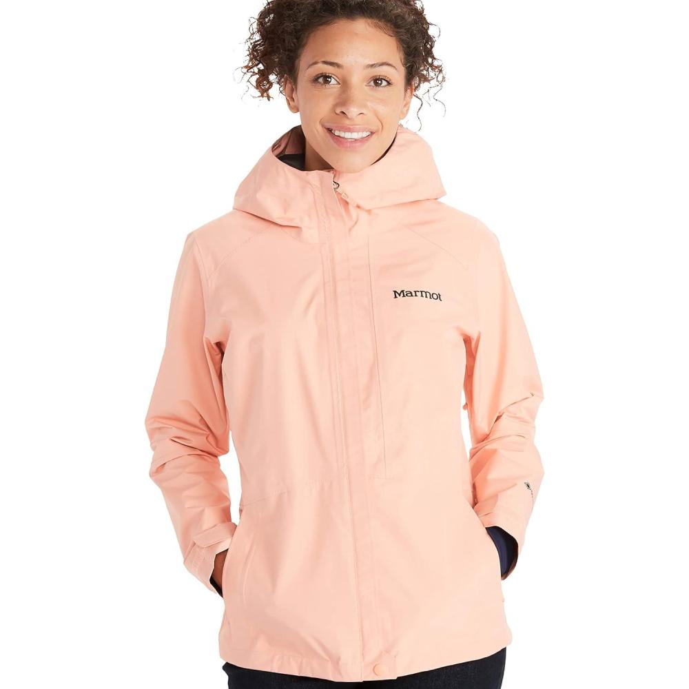 imageMarmot Womens Minimalist Gortex Waterproof Rain JacketPink Lemonade