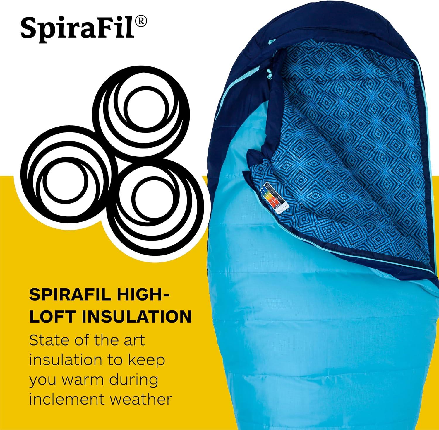 imageMarmot Womens Trestles 15 Sleeping Bag Insulated WaterResistant LeftZip French BlueHarbor Blue