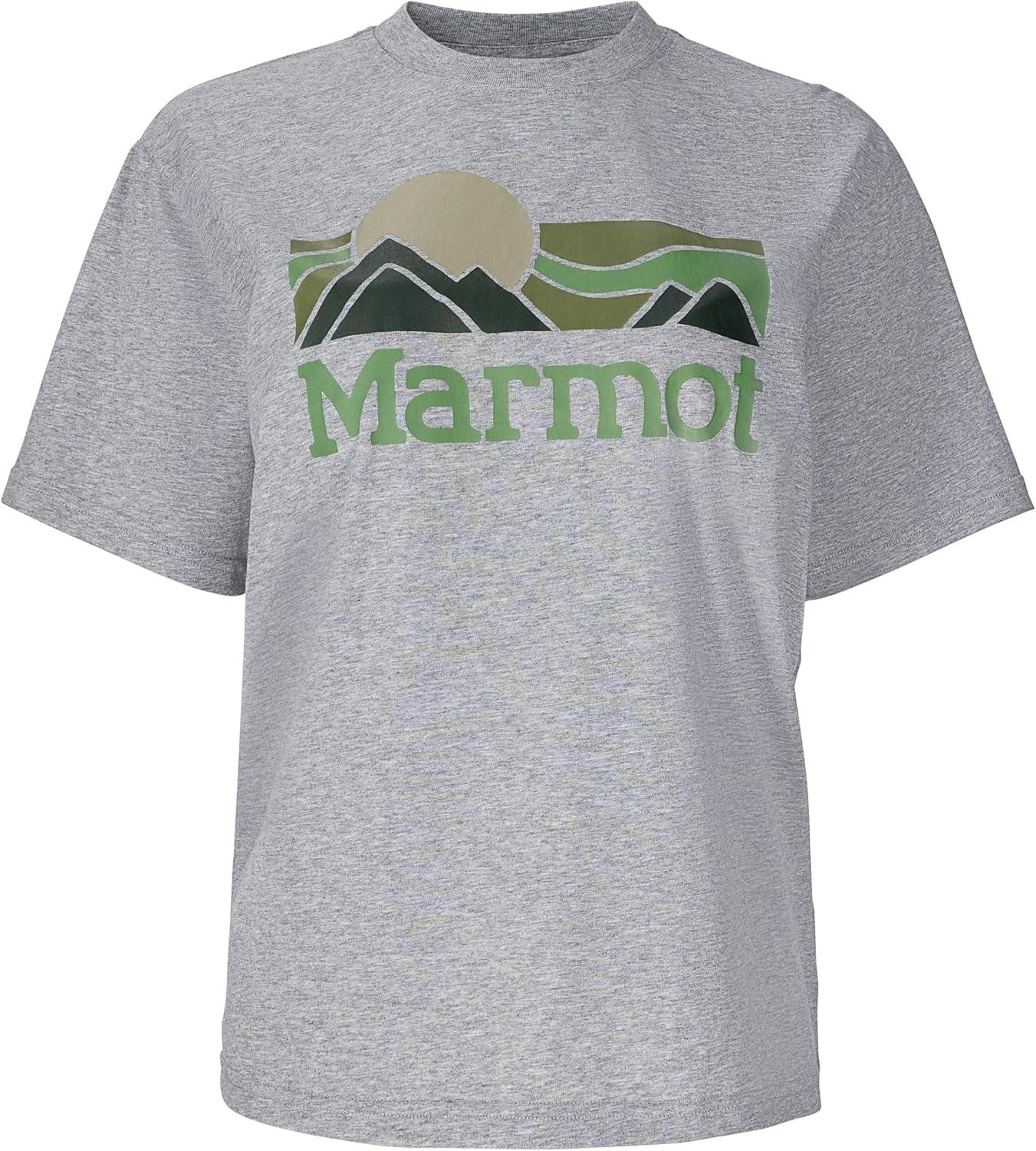 imageMarmot Womens Womens Coastal Short Sleeve TShirtGrey Heather