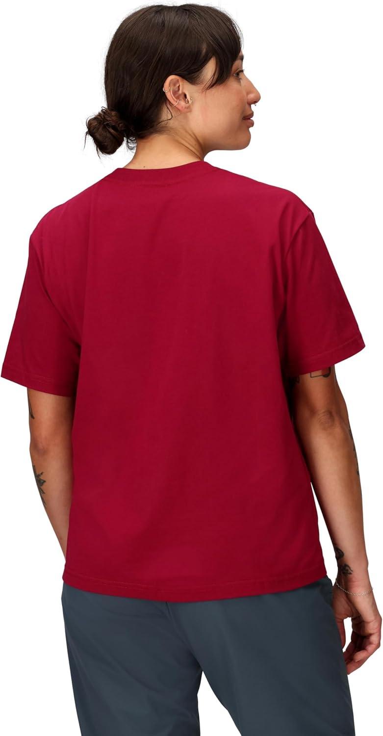 imageMarmot Womens Womens Coastal Short Sleeve TShirtRed Mulberry