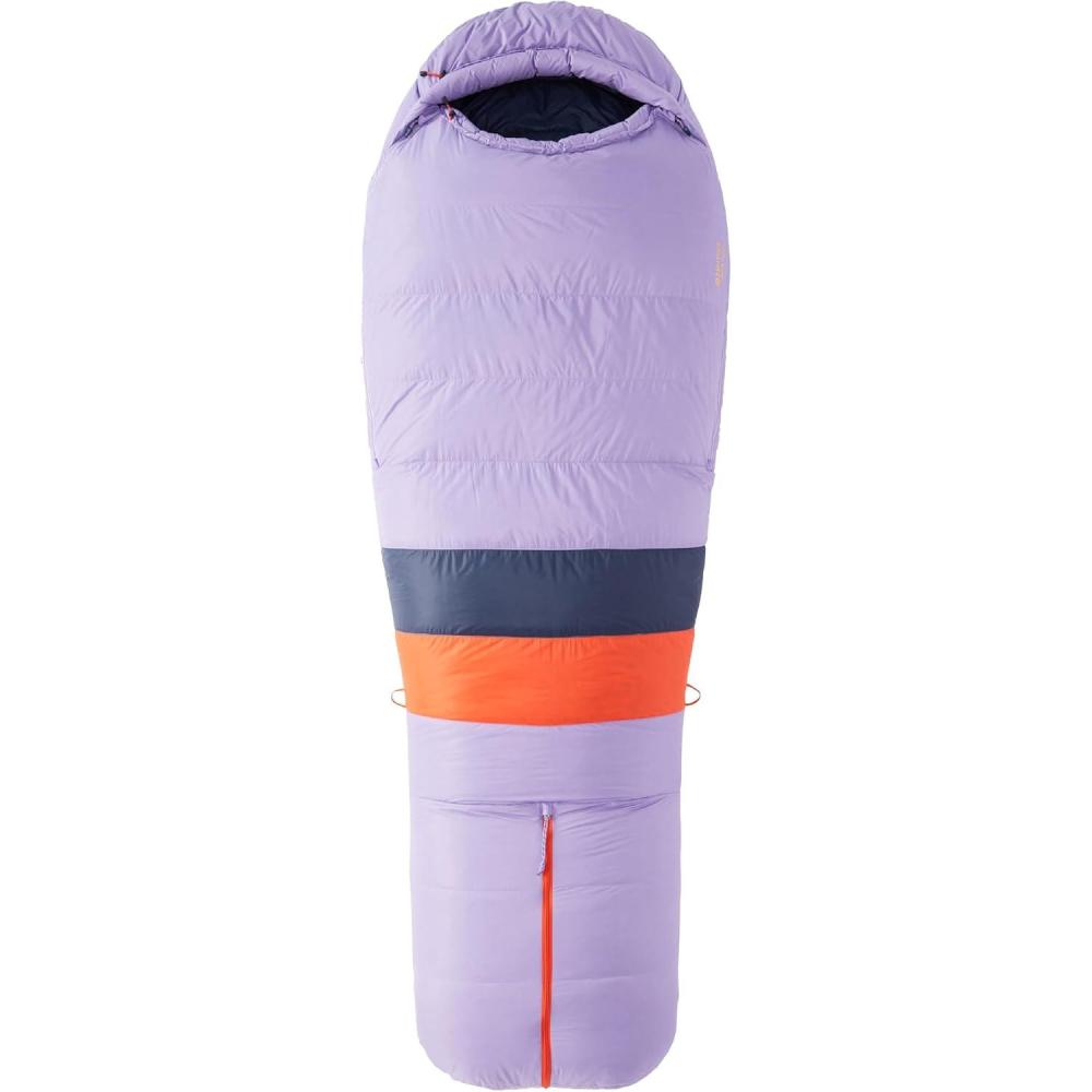imageMARMOT Womens Teton 15 Sleeping Bag 650 Fill Down for Camping amp BackpackingPaisley PurpleArctic Navy