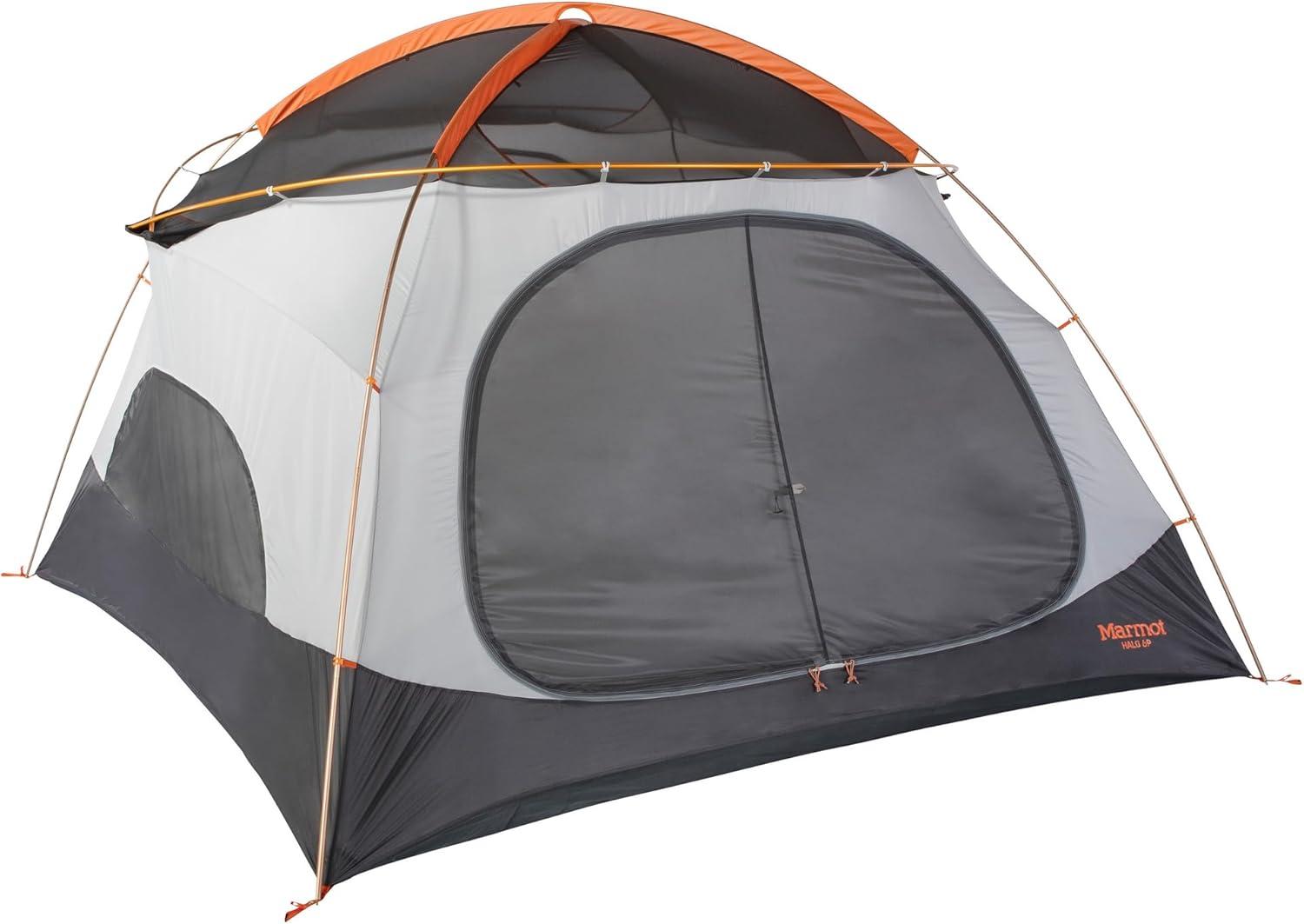 imageMarmot Halo Tent Spacious Basecamp Design with Weather Protection Family Camping amp Car CampingTangeloRusted Orange