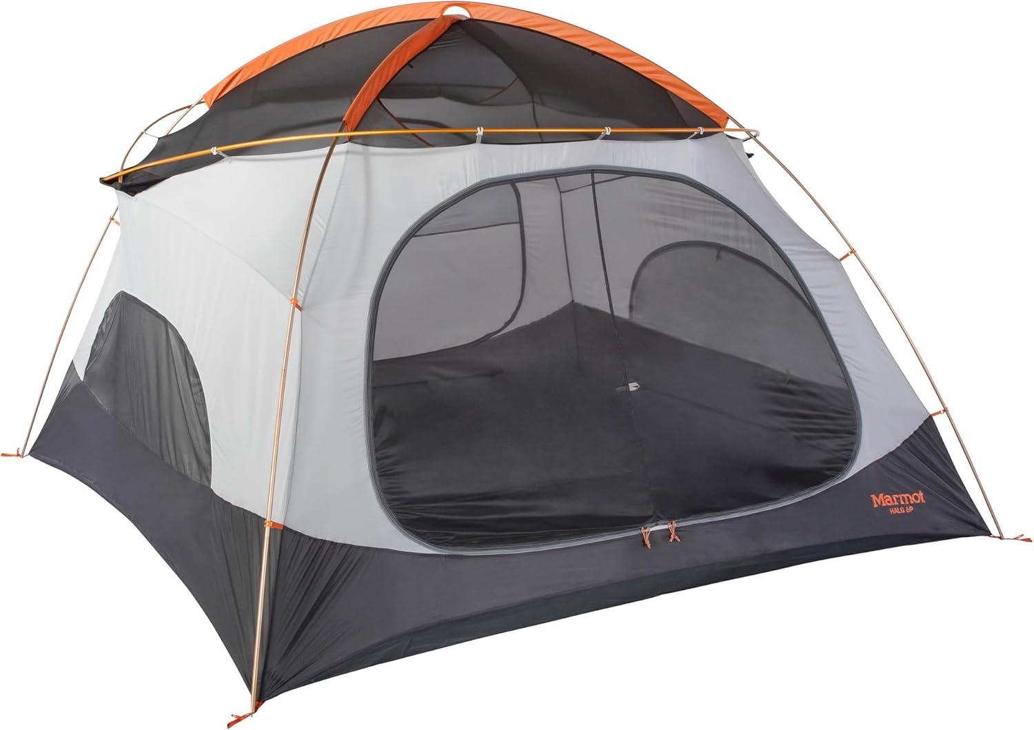 imageMarmot Halo Tent Spacious Basecamp Design with Weather Protection Family Camping amp Car CampingTangeloRusted Orange