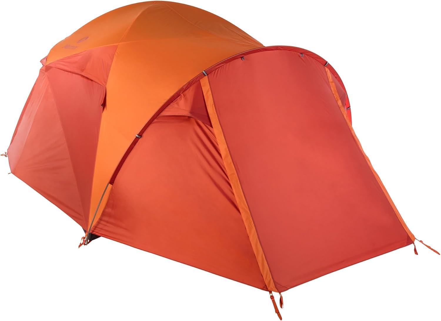 imageMarmot Halo Tent Spacious Basecamp Design with Weather Protection Family Camping amp Car CampingTangeloRusted Orange