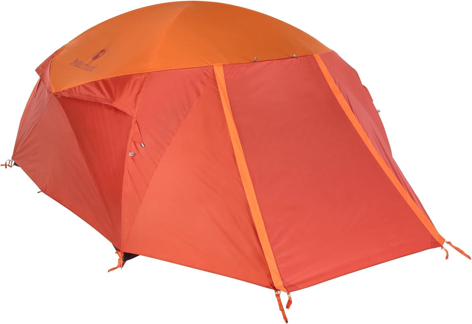 imageMarmot Halo Tent Spacious Basecamp Design with Weather Protection Family Camping amp Car CampingTangeloRusted Orange