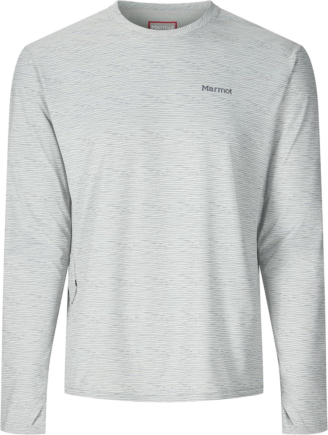 imageMARMOT mens Airexchange Upf 50 Crew Long SleeveBoulder Crack Frequency