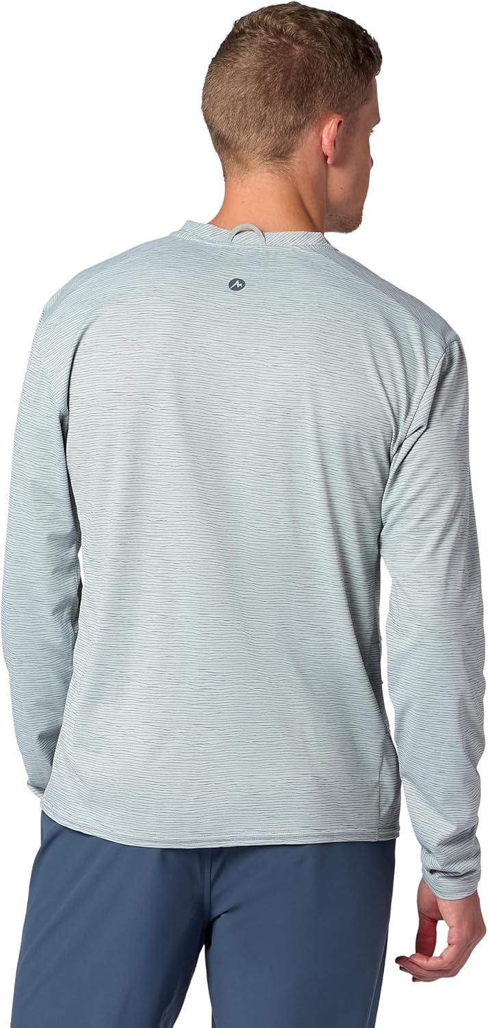 imageMARMOT mens Airexchange Upf 50 Crew Long SleeveBoulder Crack Frequency