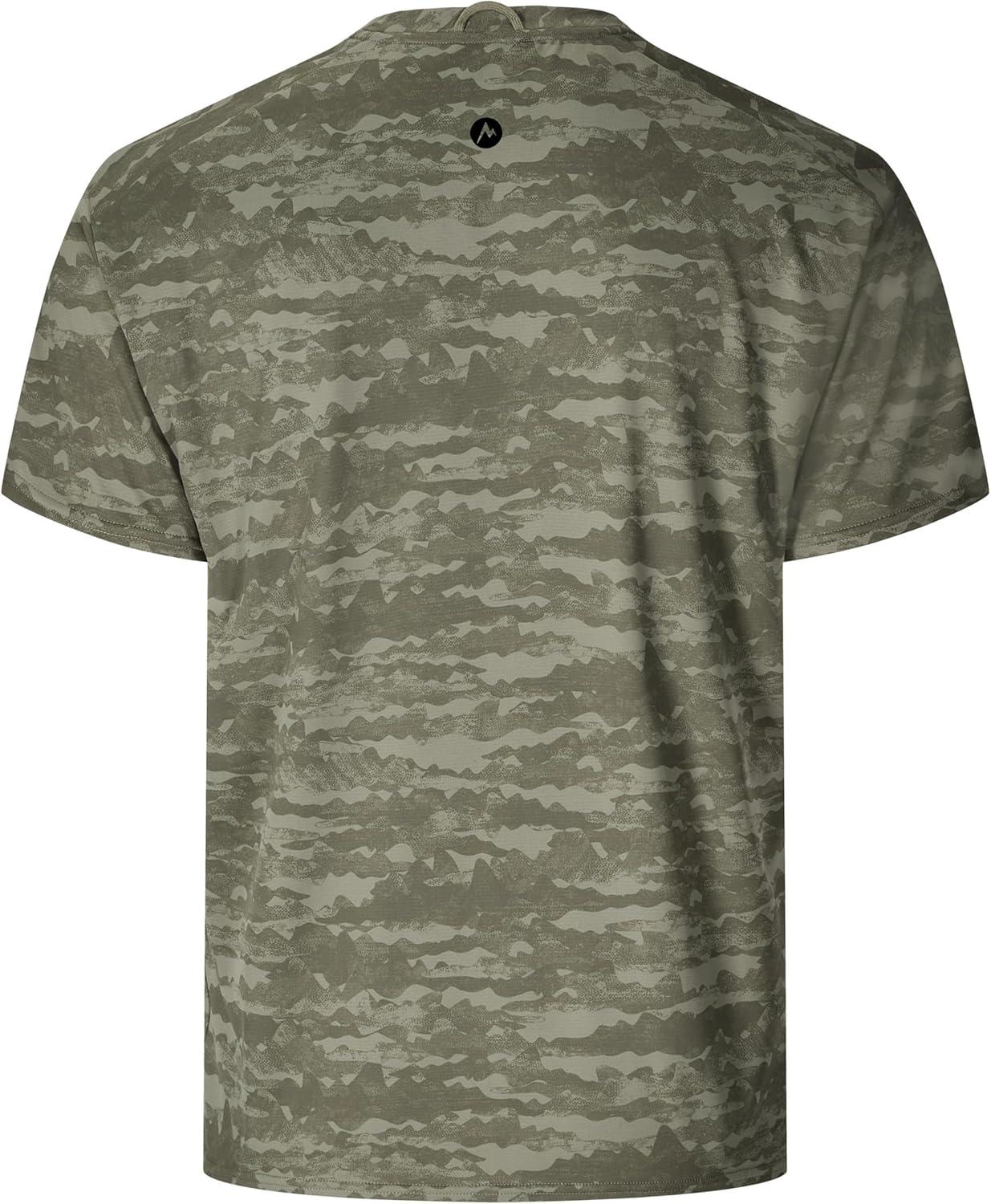 imageMarmot Mens Air Exchange UPF 50 Short Sleeve Crew Neck ShirtOlive Grove Lagos