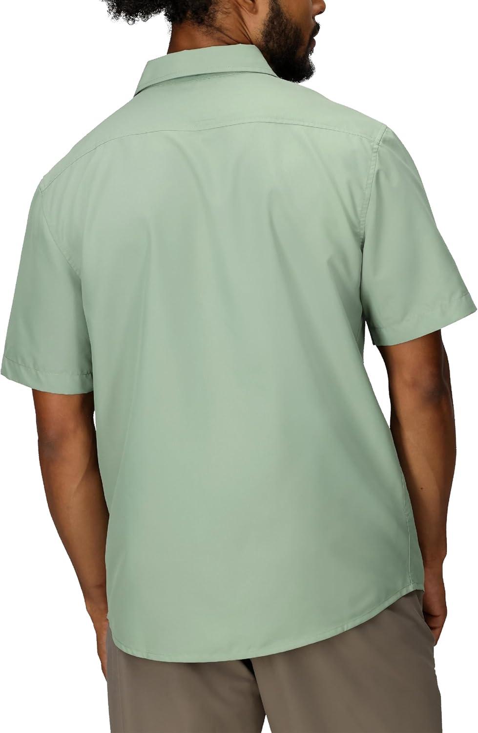 imageMarmot Mens Airexchange UPF 40 Short Sleeve ShirtAgate Green