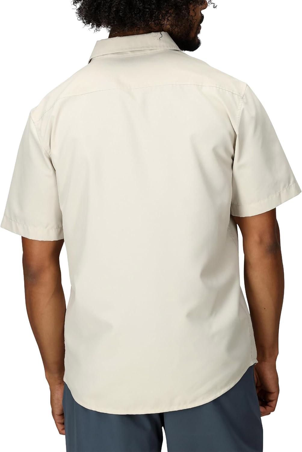 imageMarmot Mens Airexchange UPF 40 Short Sleeve ShirtBirch Bark