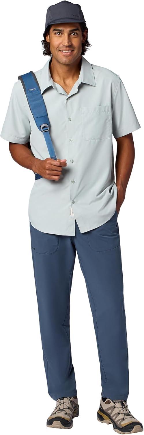 imageMarmot Mens Airexchange UPF 40 Short Sleeve ShirtBoulder Crack