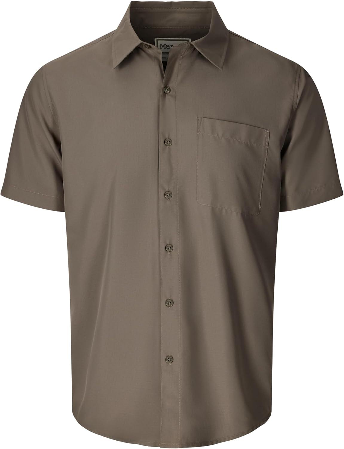 imageMarmot Mens Airexchange UPF 40 Short Sleeve ShirtClaystone