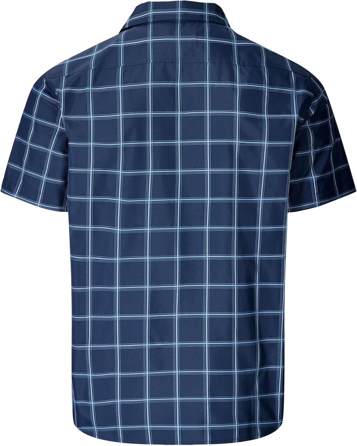 imageMarmot Mens Airexchange UPF 40 Short Sleeve ShirtNightfall Off the Grid Plaid