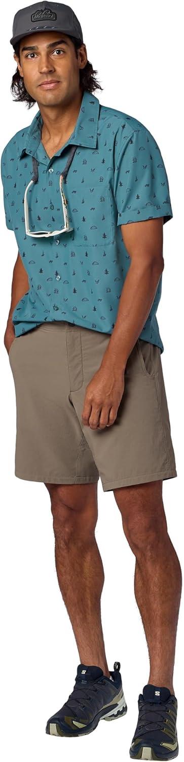 imageMarmot Mens Airexchange UPF 40 Short Sleeve ShirtSeafloor Camping Trip