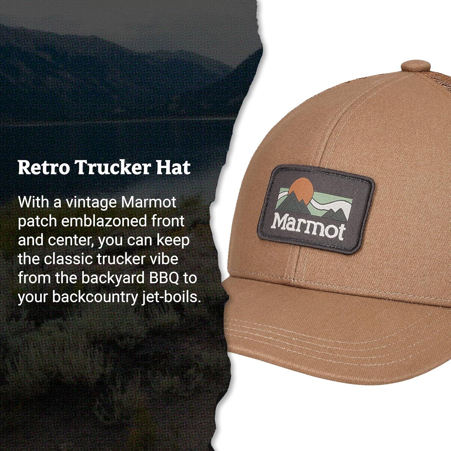 imageMarmot UnisexAdult Retro Trucker HatDromedary