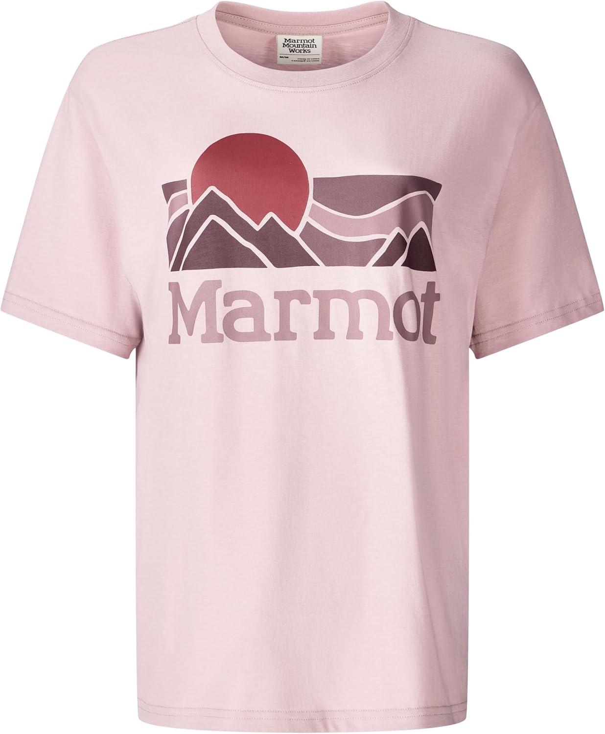 imageMarmot Womens Womens Coastal Logo Short Sleeve TShirtDust