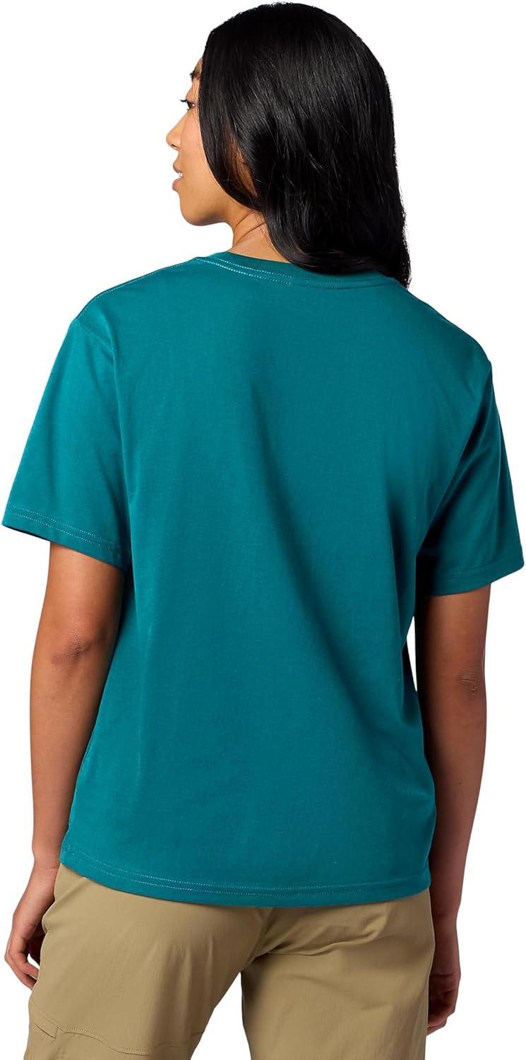 imageMarmot Womens Womens Coastal Logo Short Sleeve TShirtEmerald Blue