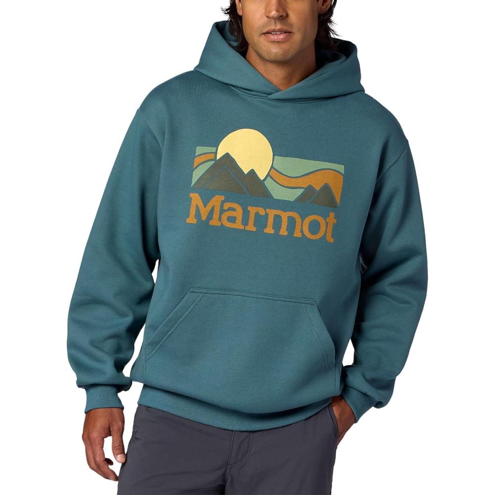 imageMARMOT Mens Coastal Logo HoodySeafloor