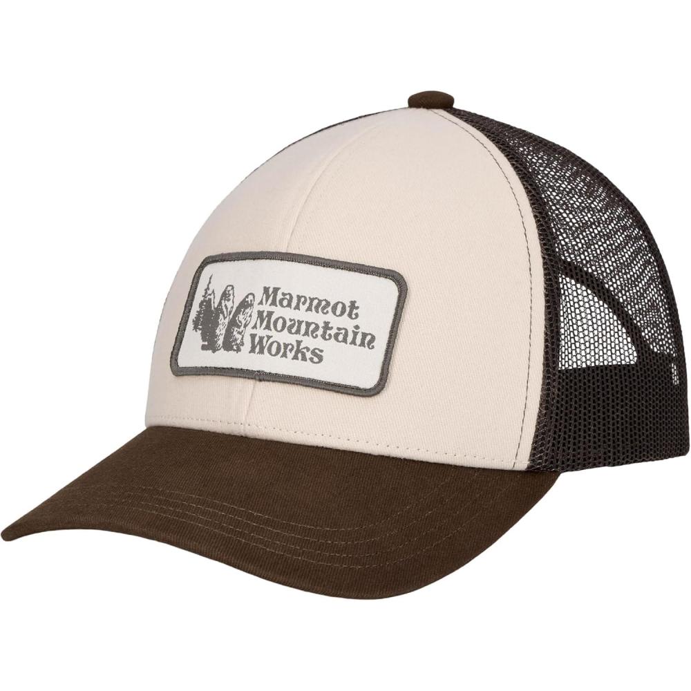 imageMarmot UnisexAdult Retro Trucker HatBirch Bark