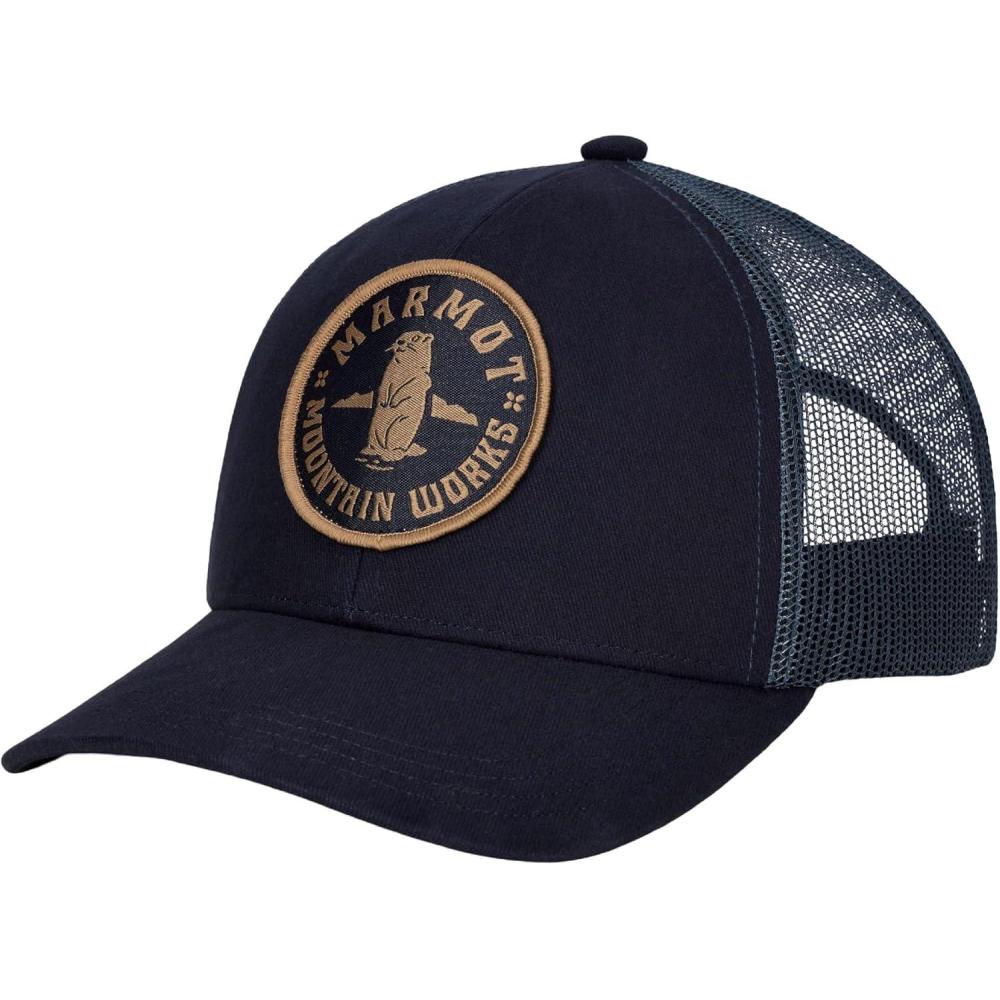 imageMarmot UnisexAdult Retro Trucker HatNightfall Navy