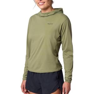 MARMOT Women’s AirExchange UPF 50 Hoody, Olive Grove, Large