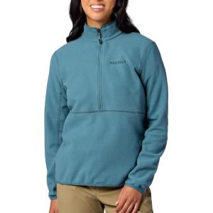 MARMOT Women’s Rocklin 1/2 Zip Jacket – Classic, Warm, Lightweight 100-Weight Fleece Layer(Seafloor)