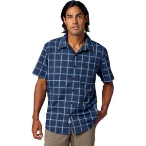 Marmot Men’s Airexchange UPF 40 Short Sleeve Shirt(Nightfall Off the Grid Plaid)
