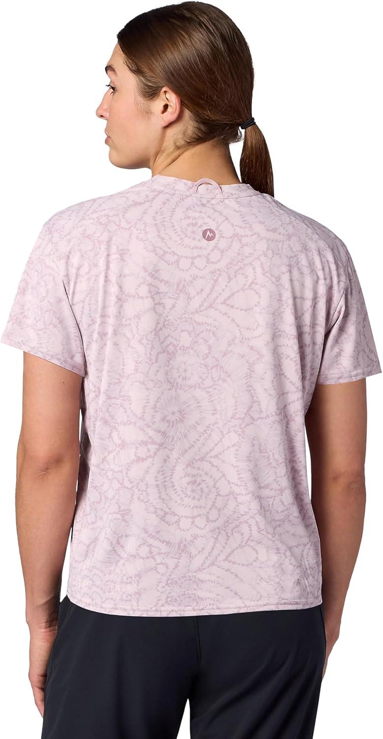 imageMARMOT Womens Womens Airexchange UPF 50 Short Sleeve CrewDust Twirl