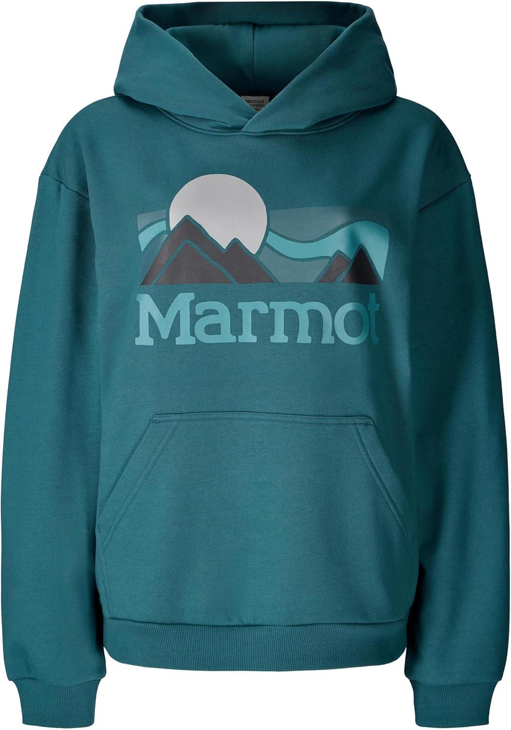 imageMARMOT Womens Womens Coastal Logo HoodyEmerald Blue