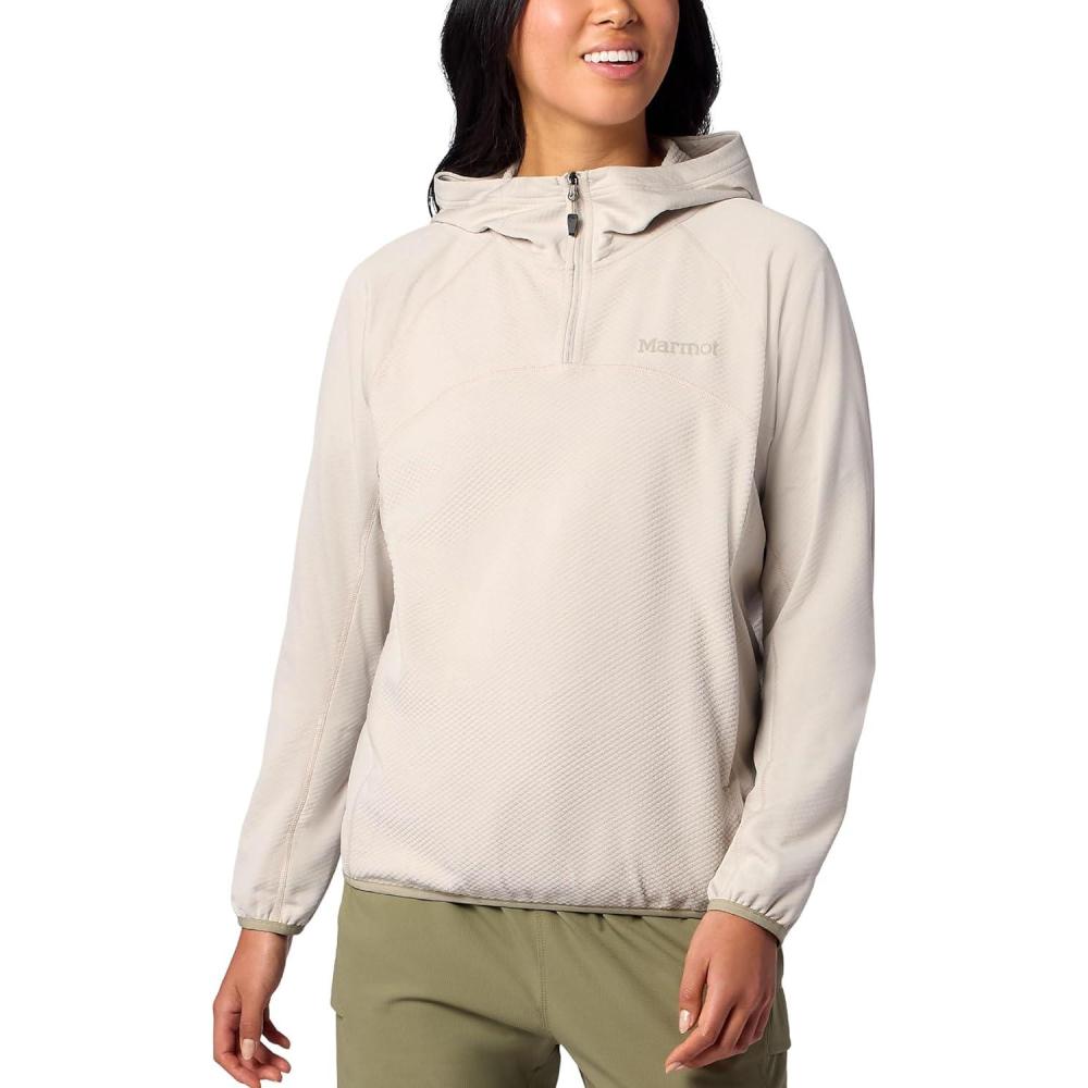 imageMARMOT Womens Womens Rockbound Fleece HoodyBirch Bark