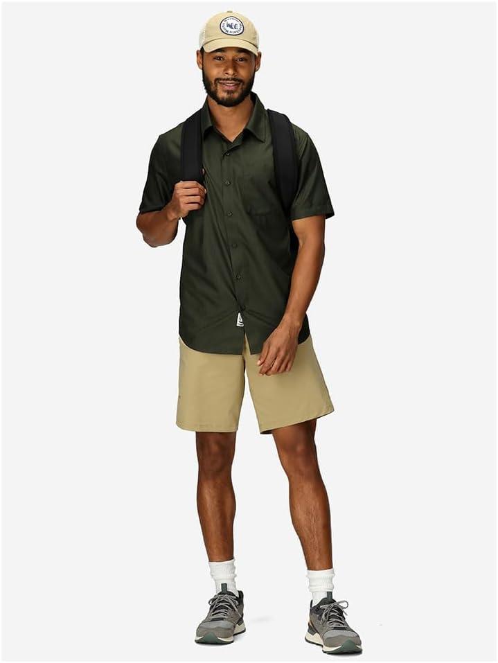 imageMARMOT Mens Airexchange Short Sleeve ShirtRosin Green