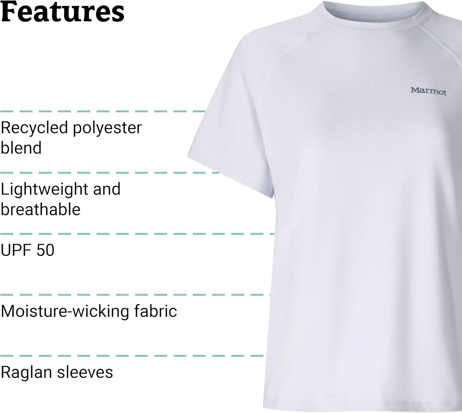 imageMARMOT Womens Windridge Short Sleeve ShirtVapor
