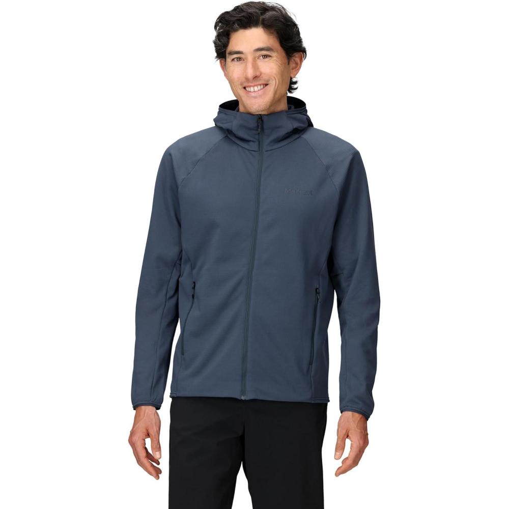 imageMARMOT Mens Leconte Full Zip HoodyThunderhead