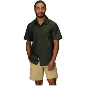 MARMOT Men’s Airexchange Short Sleeve Shirt(Rosin Green)