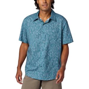 MARMOT Men’s Airexchange Short Sleeve Shirt(Seafloor Fiesta Stripe)