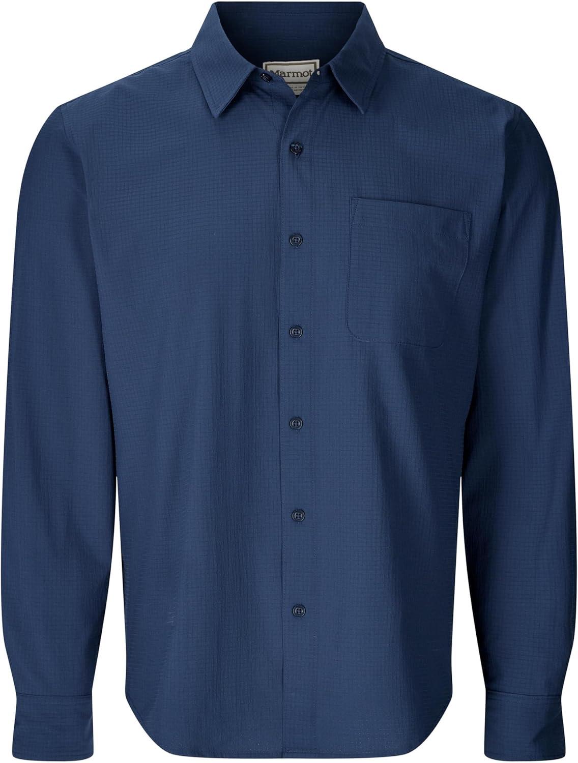 imageMARMOT Mens Airexchange Long Sleeve ShirtNightfall Navy
