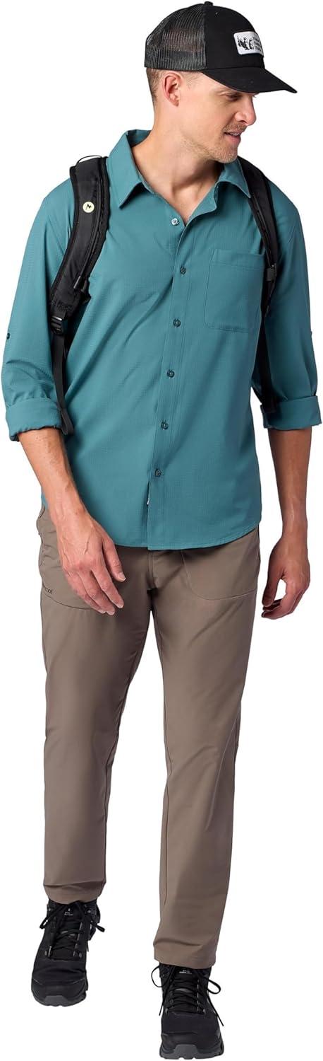 imageMARMOT Mens Airexchange Long Sleeve ShirtSeafloor